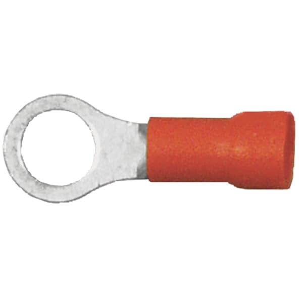 Quickcable 6 AWG PVC Ring Terminal 10 Stud PK100 160604100 Zoro